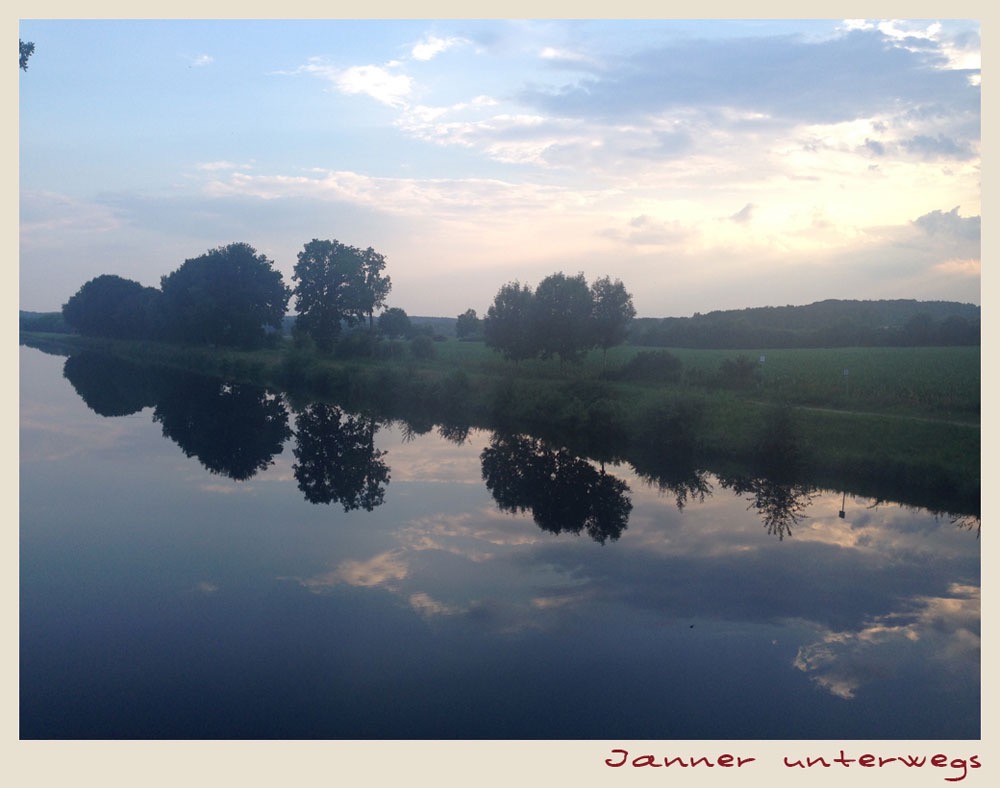 Elbe-Lübeck-Kanal am Abend