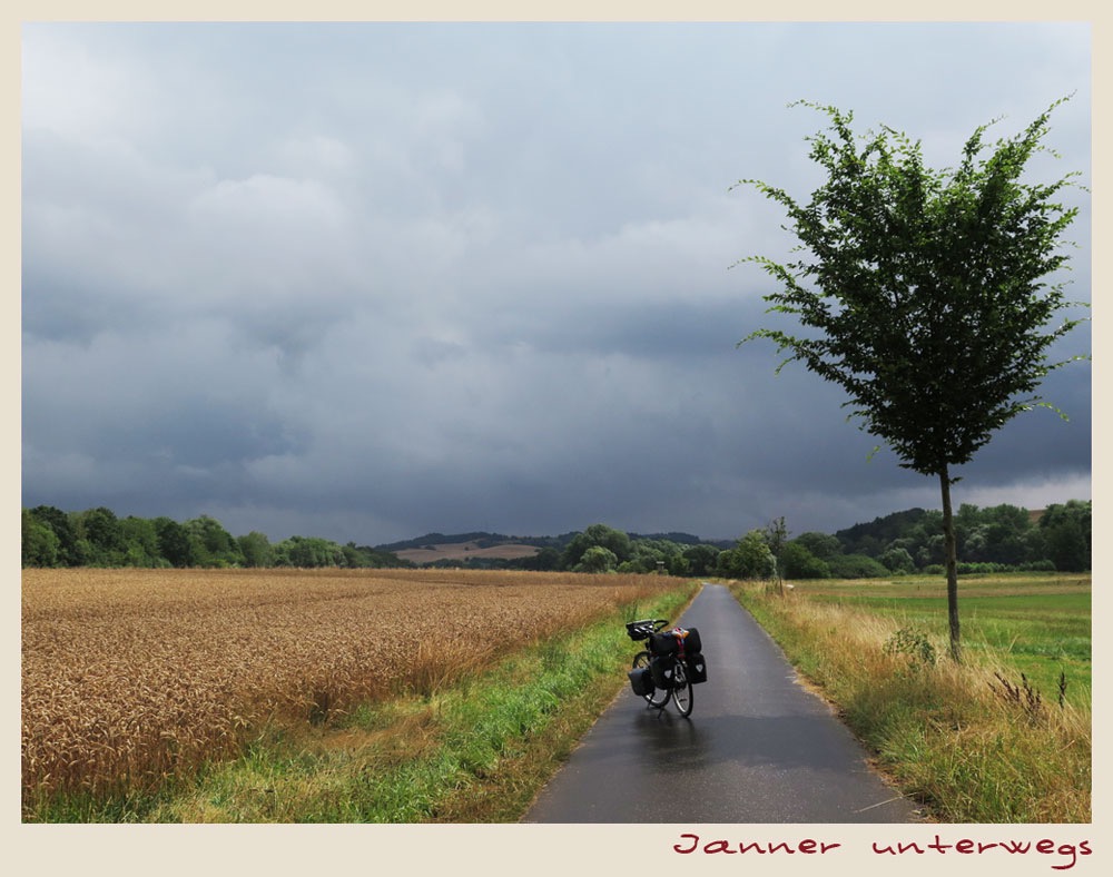 immer dem Regen nach