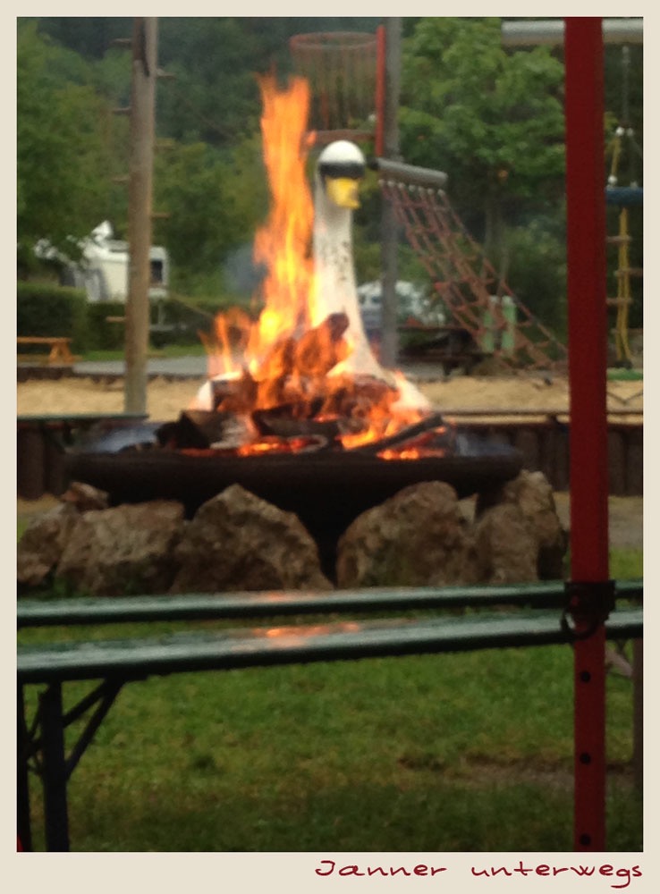 Feuer, Musik, gute Laune